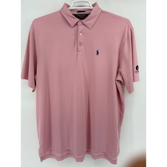 Ralph Lauren Polo Golf Mens XL Pink Performance Polo Shirt Cuscowilla Golf GA - Picture 2 of 7